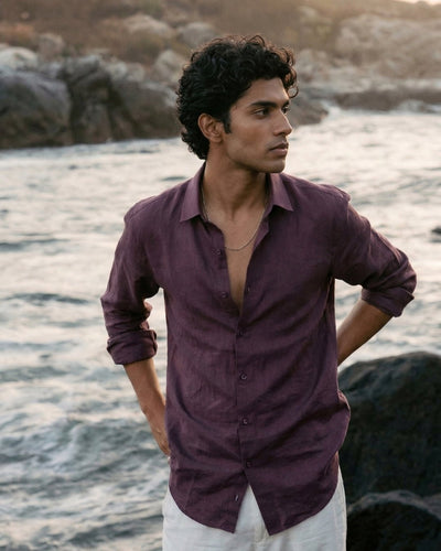 Solid Colors - Linen Shirts - Tyra