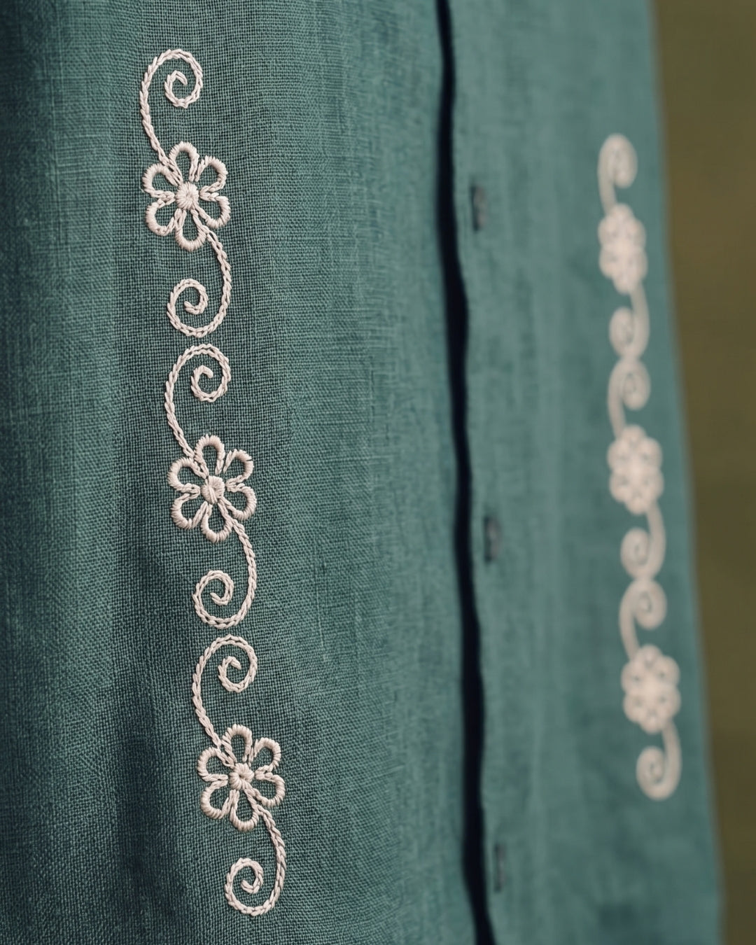 The Heritage Embroidered Linen Shirt