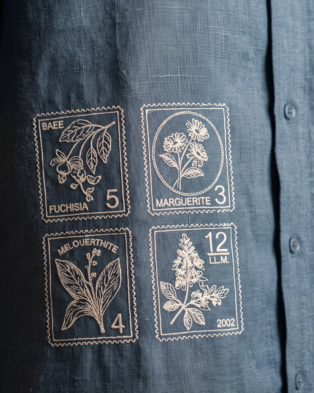The Safarnama Embroidered Linen Shirt