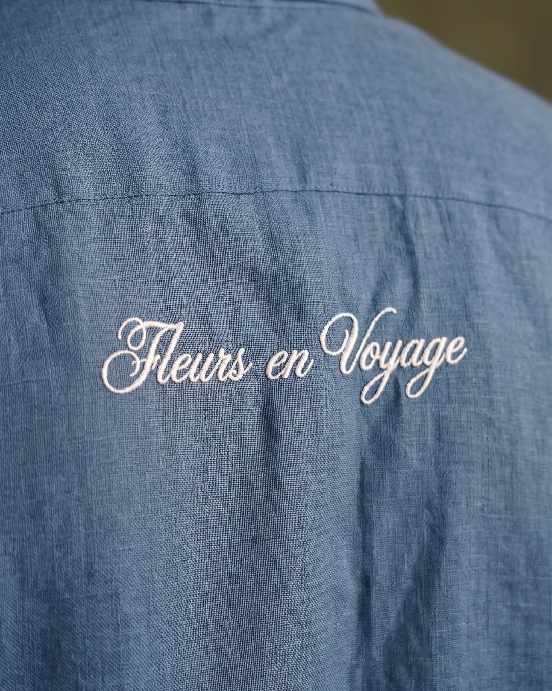 The Safarnama Embroidered Linen Shirt