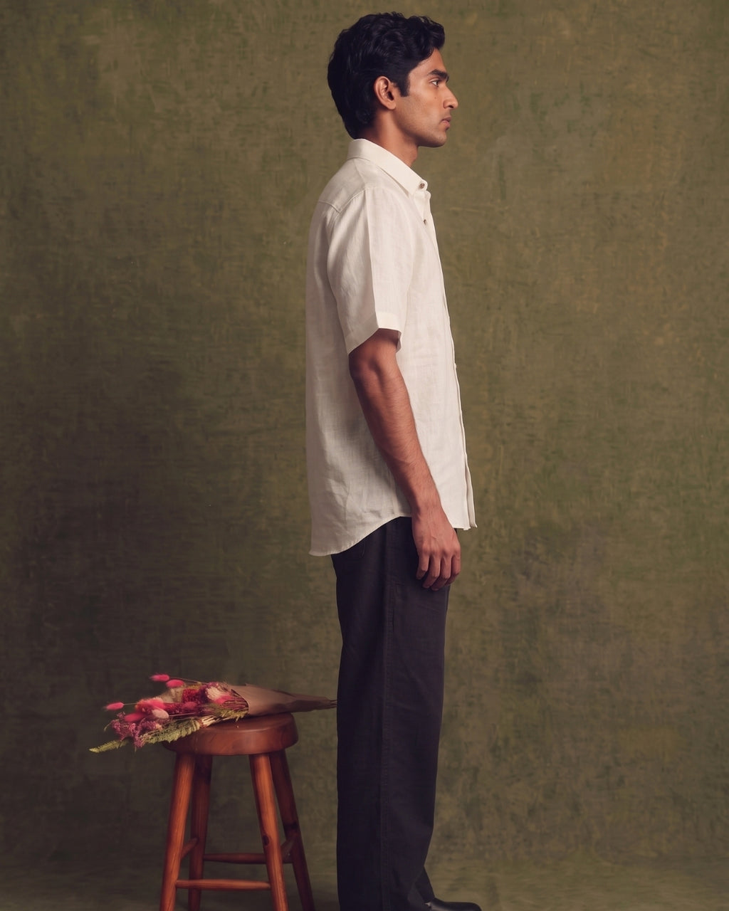 The Phool Embroidered Linen Shirt