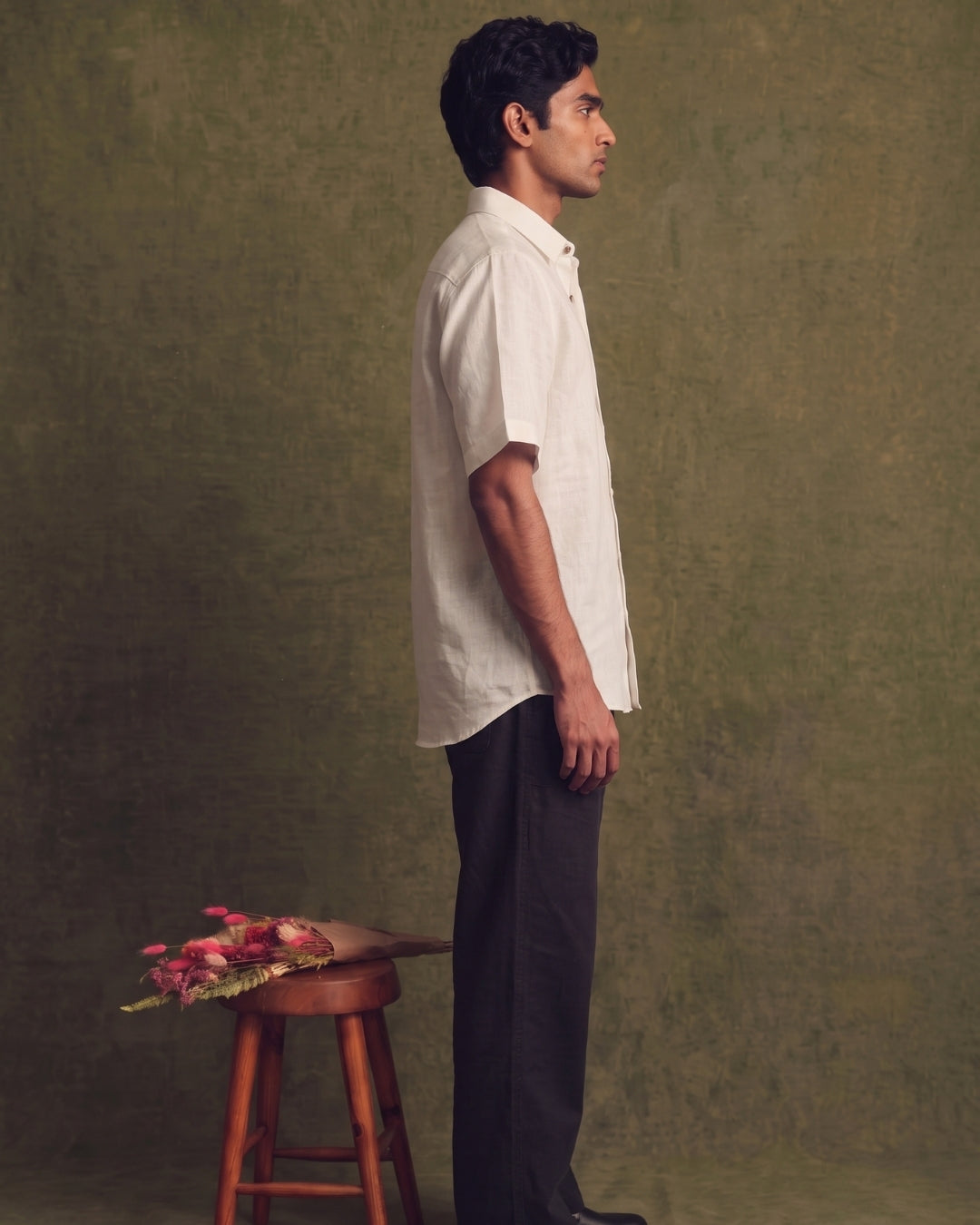 The Phool Embroidered Linen Shirt