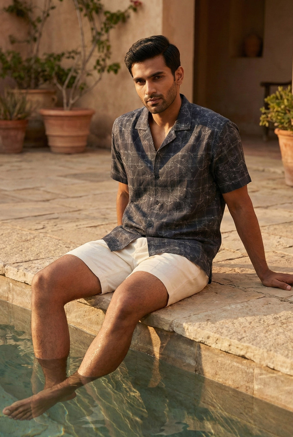 Neelvara Linen Shirt