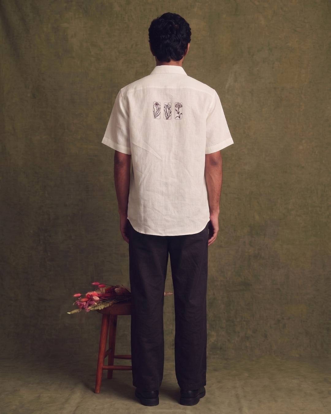 The Phool Embroidered Linen Shirt