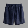 Ink Blue Casual Shorts fabric detail