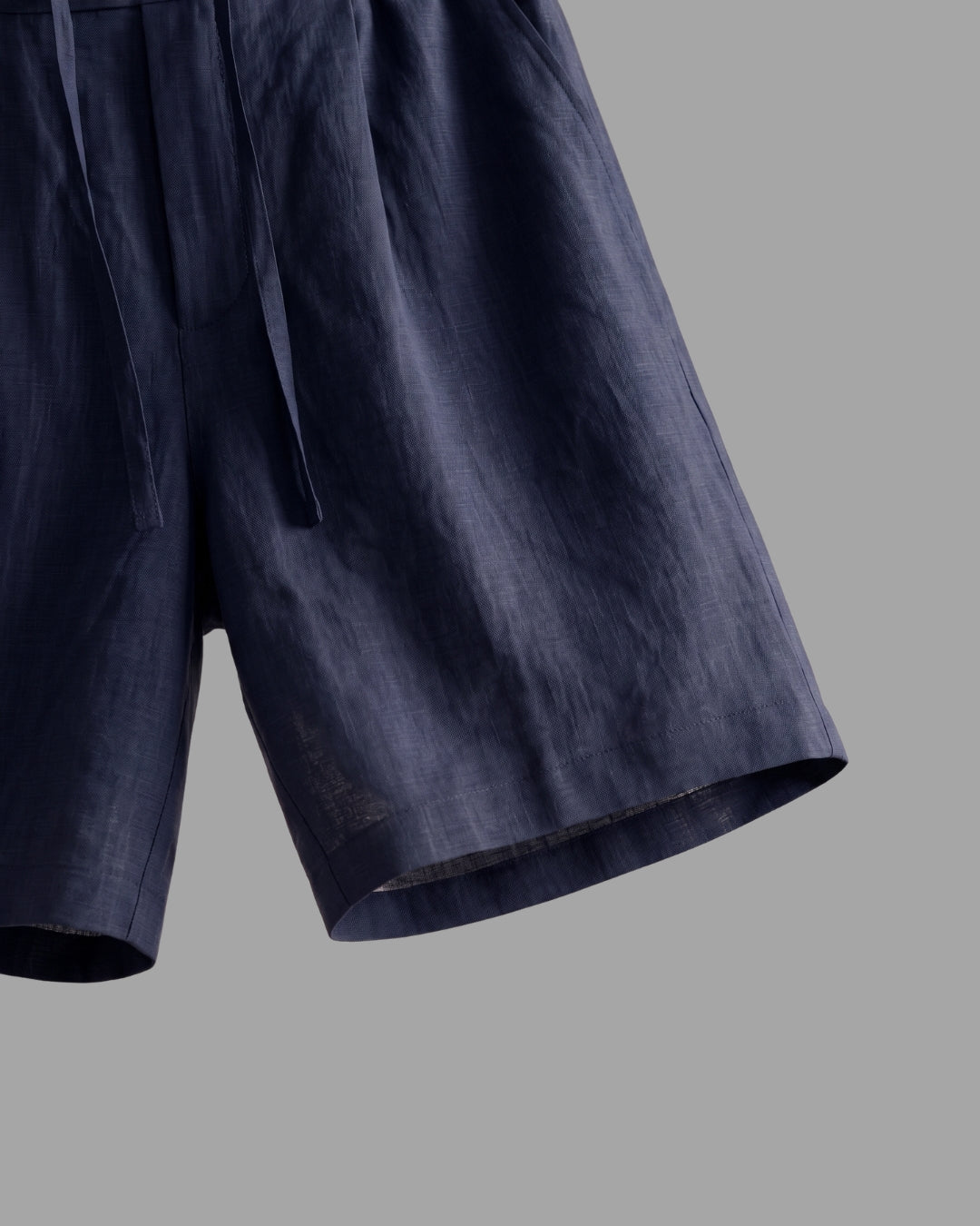 Ink Blue Casual Shorts
