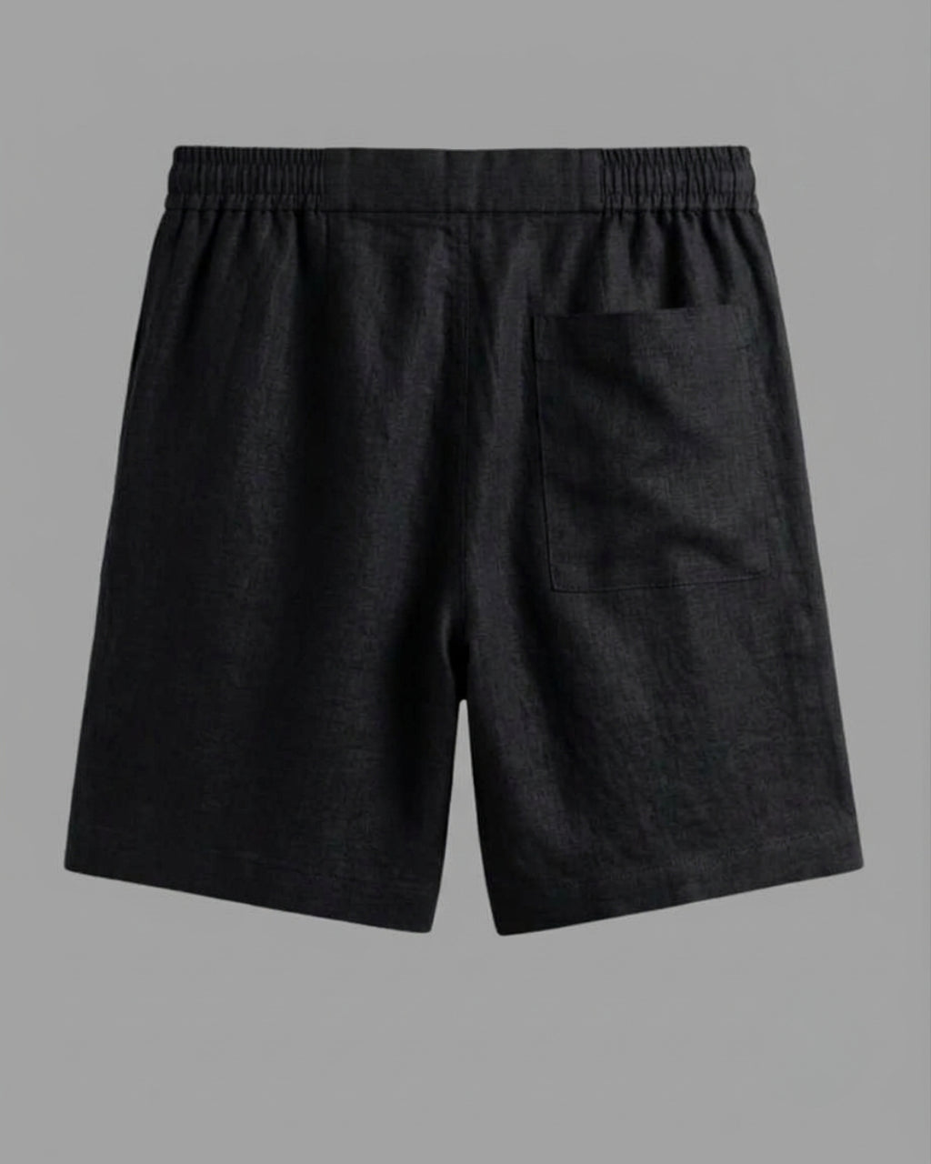 Coal Black Casual Shorts