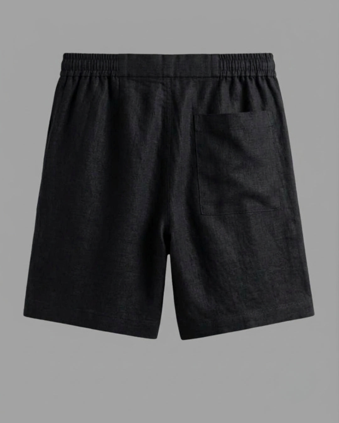 Coal Black Casual Shorts