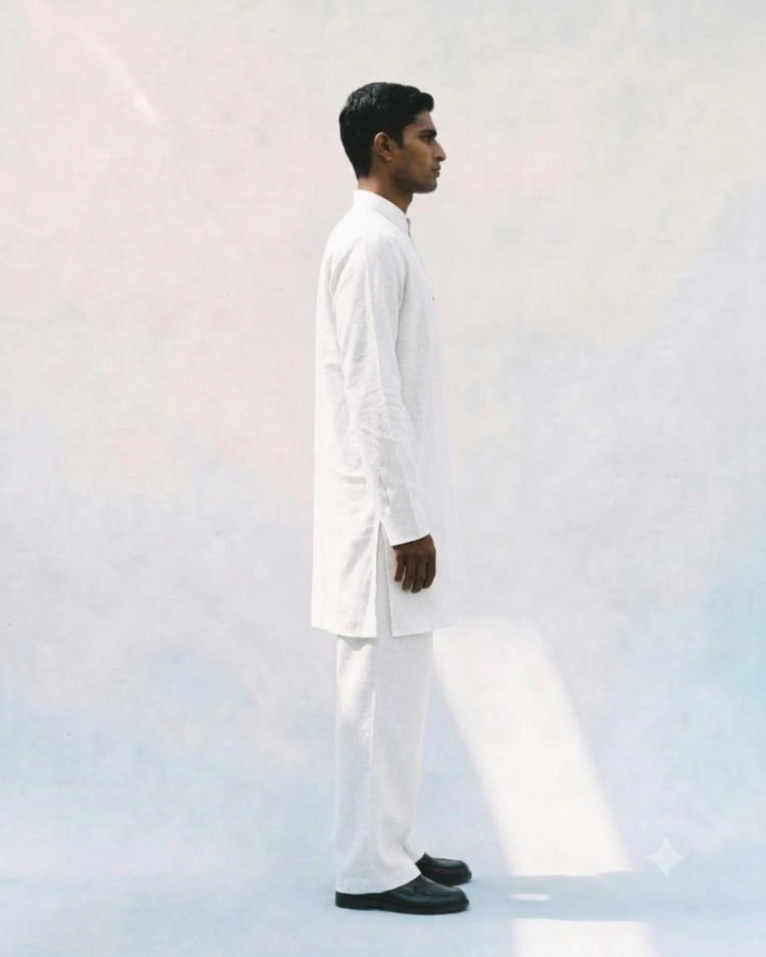 Soft White Linen Kurta