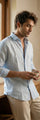 Asmaan Linen Shirt fabric detail