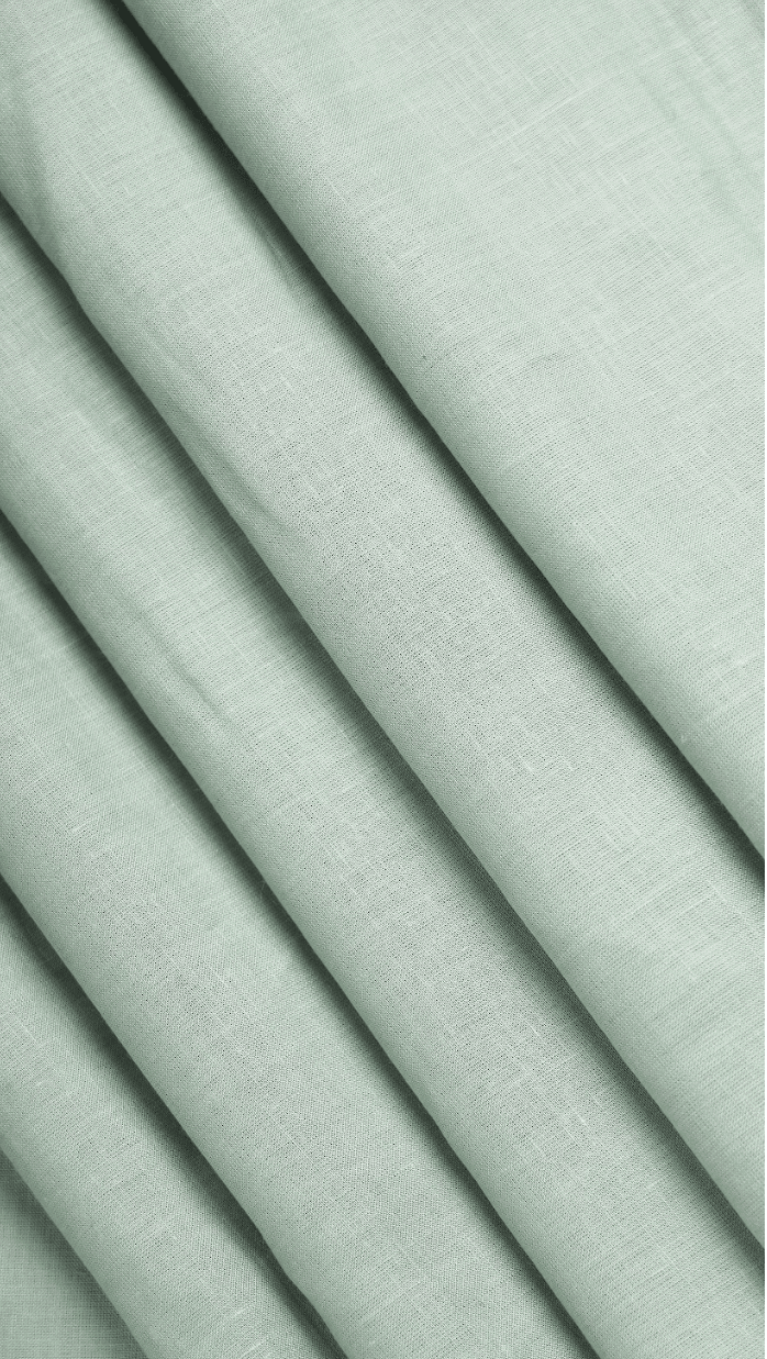 Mārāla Teal 60lea pure breathable linen fabric – Tyra