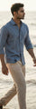 Neel Linen Shirt fabric detail