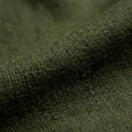 Rove Olive Linen Shirt fabric detail