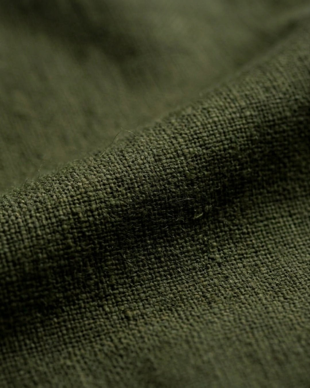 Rove Olive Linen Shirt pure breathable linen fabric – Tyra