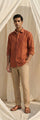 Sienna Linen Shirt fabric detail