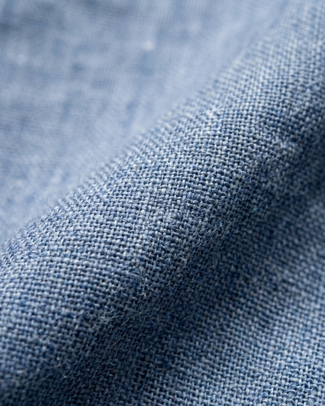 Unwritten Blue Linen Shirt pure breathable linen fabric – Tyra